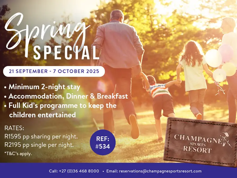 Champagne Sports Resort - Spring Special September & October 2025