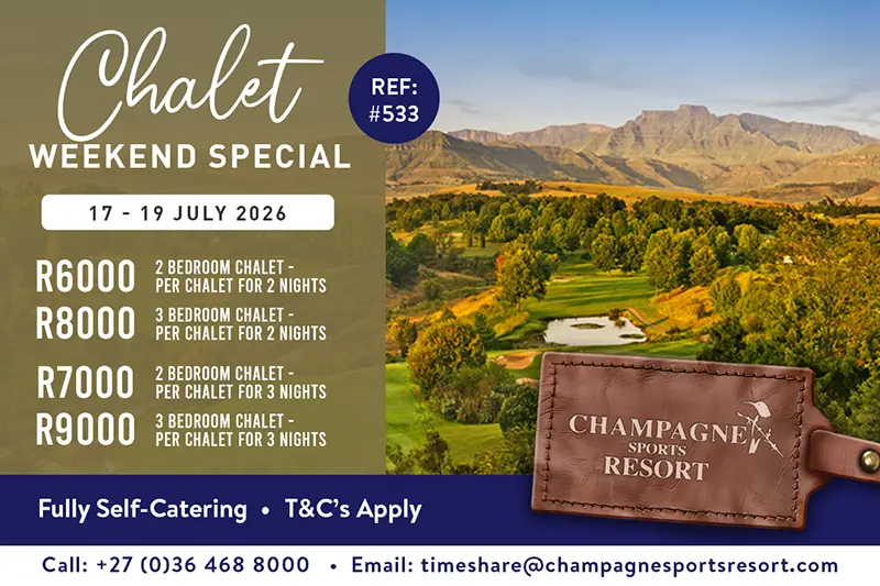 Champagne Sports Resort - July 2026 Chalet Weekend Deals!