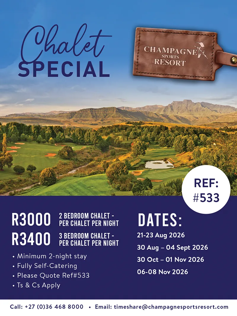 Champagne Sports Resort - Chalet Special August To November 2026